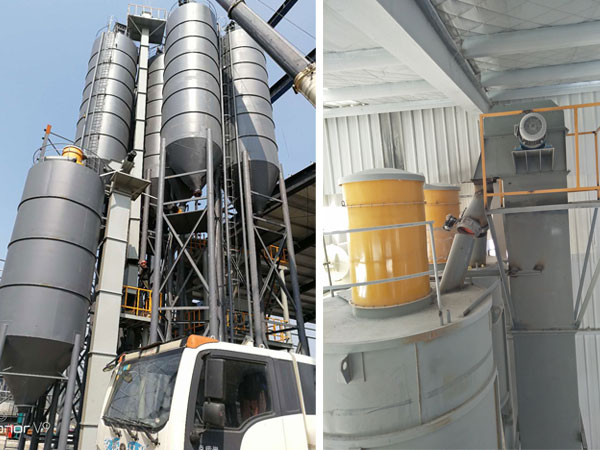 干粉砂漿設備選用螺旋輸送機還是斗式提升機？