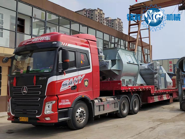 繼續(xù)發(fā)貨！干粉砂漿設(shè)備繼續(xù)發(fā)往南京鱷魚集團(tuán)