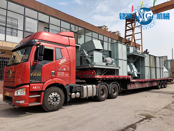 商丘虞城第二車干粉砂漿設(shè)備發(fā)貨！