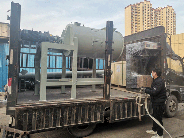 簡易干粉砂漿生產(chǎn)線交付物流！